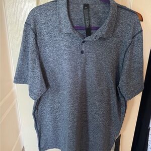 lululemon athletica Heathered Soft Jersey Polo Shirt